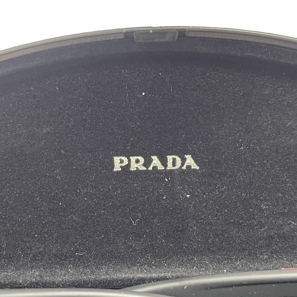 Prada Linea Rossa Sunglasses Style PS 08US Black Rubber & Silver Mirrored Size L - Picture 13 of 14